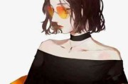 动漫女头像高冷黑白