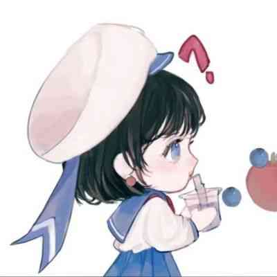 情侣头像一男一女卡通婚纱 第1张