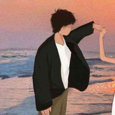情侣头像一男一女卡通婚纱 第5张