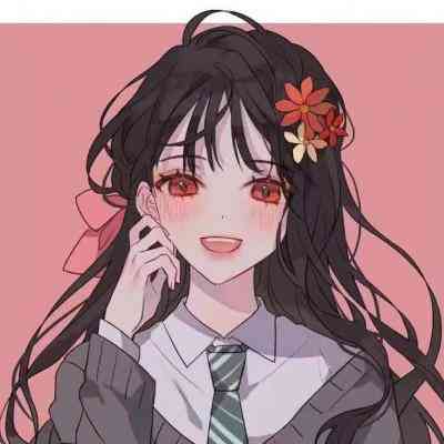 动漫女头像高冷黑白 第7张