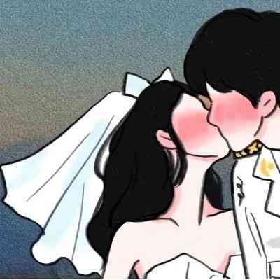 情侣头像女的抱着狗男的是狗 第2张