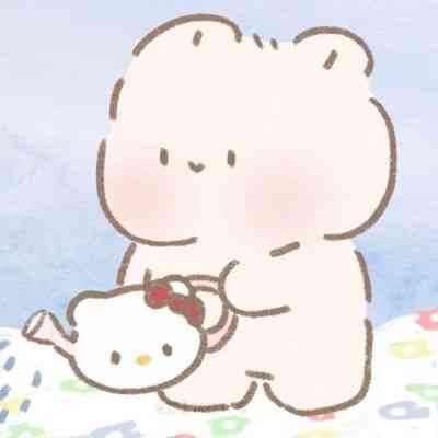 简笔画卡通情头像情侣 第16张