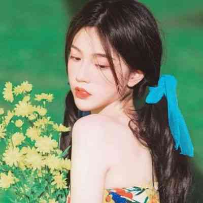 女生仙气森系头像手绘画 第11张