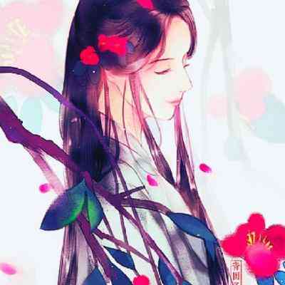 清新卡通素描女头像 第2张
