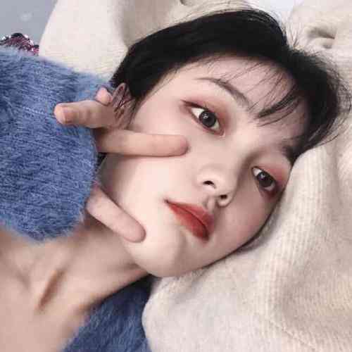 女生头像温柔仙气蓝色系 第7张